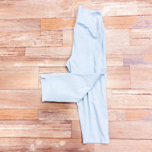 SIMONS Blue Cotton Capri Jeggings | Stretch Summer Lightweight Pants | Small * - Picture 1 of 8